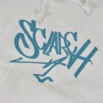 SCLARCH_TAGGING_LOGO_HOODIE_WHITE